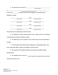 Form DC6:6(7) Decree - With Children - Service by Publication - Nebraska, Page 2