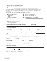 Form DC19:49 Petition and Affidavit to Renew Domestic Abuse Protection Order - Nebraska, Page 2