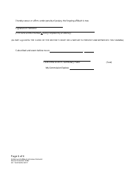 Form DC19:49 Petition and Affidavit to Renew Domestic Abuse Protection Order - Nebraska, Page 6