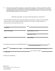 Form CC15:20 Petition and Affidavit for Order Compelling Visitation of Adult Resident Receiving Care - Nebraska, Page 5