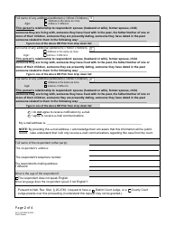Form DC19:70 Domestic Abuse Protection Order Packet - Nebraska, Page 2