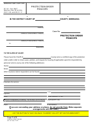 Form DC19:70 Domestic Abuse Protection Order Packet - Nebraska, Page 5