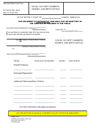 Form DC19:70 Domestic Abuse Protection Order Packet - Nebraska, Page 7