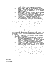 Instructions for Form DC6:5(2) Financial Affidavit for Child Support - Nebraska, Page 2