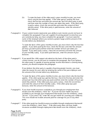 Instructions for Form DC6:5(2) Financial Affidavit for Child Support - Nebraska, Page 3