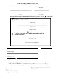 Form DC6:5(2) Financial Affidavit for Child Support - Nebraska, Page 6