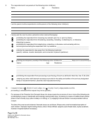 Form DC19:8 Petition and Affidavit to Obtain Domestic Abuse Protection Order - Nebraska, Page 3