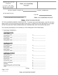 Form CC16:2.54 Final Accounting Packet - Nebraska, Page 3