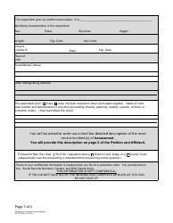 Form DC19:28 Harassment Protection Order Worksheet - Nebraska, Page 3