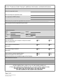 Form DC19:28 Harassment Protection Order Worksheet - Nebraska, Page 4