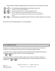 Form CH6ART14APP12 Guardian Ad Litem Report - Nebraska, Page 4