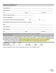 Form 100 Application for Liquor License Checklist - Retail - Nebraska, Page 4
