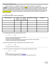 Form 100 Application for Liquor License Checklist - Retail - Nebraska, Page 5