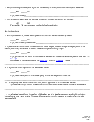 Form 100 Application for Liquor License Checklist - Retail - Nebraska, Page 6
