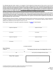 Form 100 Application for Liquor License Checklist - Retail - Nebraska, Page 8