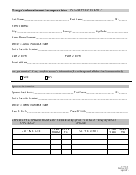 Form 103 (3C) Manager Application Insert - Nebraska, Page 3