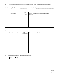 Form 103 (3C) Manager Application Insert - Nebraska, Page 5