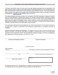 Form 103 (3C) Manager Application Insert - Nebraska, Page 6