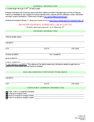 Form 107 Application for License to Ship to Wholesalers - Nebraska, Page 3