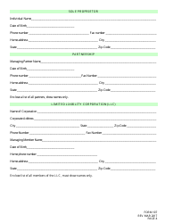 Form 107 Application for License to Ship to Wholesalers - Nebraska, Page 4