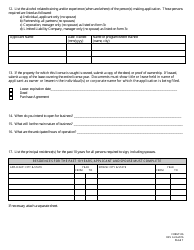 Form 126 Application for Liquor License Checklist - Farm Winery - Nebraska, Page 7