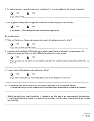 Form 127 Application for Liquor License Craft Brewery (Brewpub) Checklist - Nebraska, Page 6