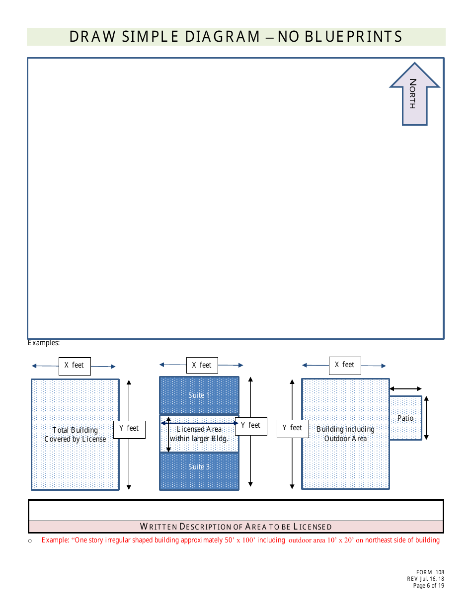 Form 108 Application for Bottle Club Liquor License - Nebraska, Page 6