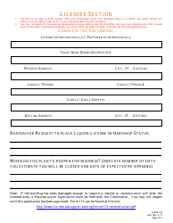 Form 145 Request for Hardship Status - Nebraska, Page 2