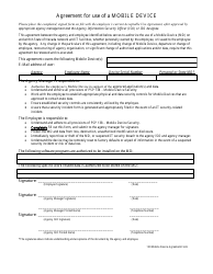 AF Form 4433. US Air Force Unclassified Wireless Mobile Device