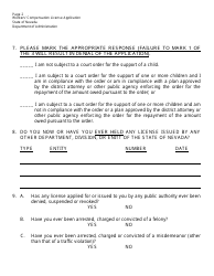 Workers&#039; Compensation License Application Form - Nevada, Page 2