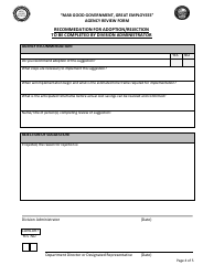 &quot;mab Good Government, Great Employees&quot; Agency Review Form - Nevada, Page 4