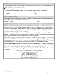 Form NPD-54 Appeal of Dismissal, Suspension, Demotion, or Involuntary Transfer - Nevada, Page 2