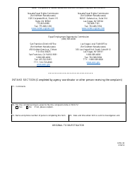 Form NPD-30 Sexual Harassment or Discrimination Complaint Form - Nevada, Page 5