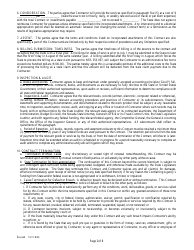 Contract for Services of Independent Contractor - Nevada, Page 2