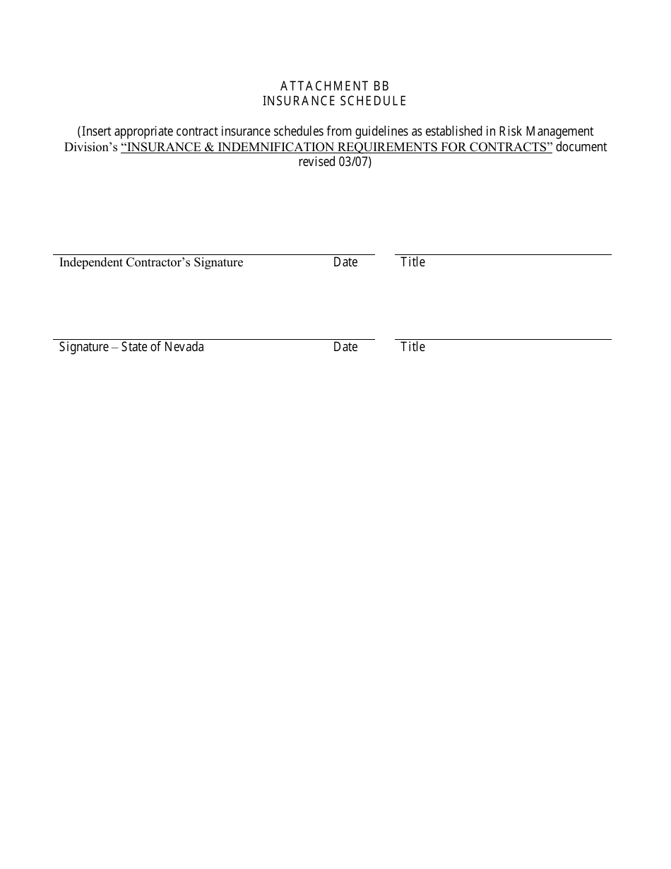 Contract for Services of Independent Contractor - Nevada, Page 9