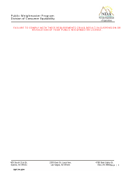 Public Weighmaster Program Acknowledgement Form - Nevada, Page 3