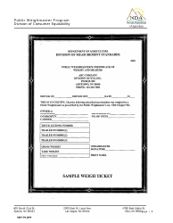 Public Weighmaster Program Acknowledgement Form - Nevada, Page 8