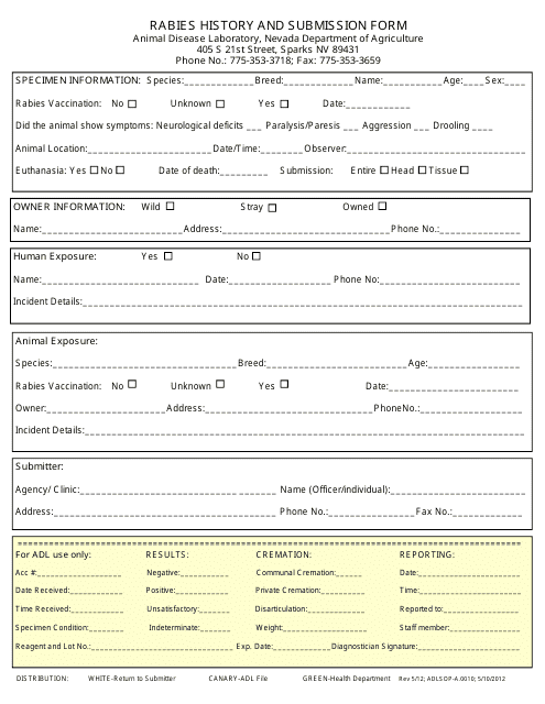 Form ADLSOP-A.0010  Printable Pdf
