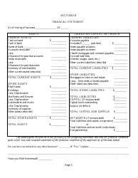 Application for Livestock / Agriculture Dealer&#039;s License - Nevada, Page 3