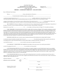 Document preview: Broker, Commission Merchant, Dealer's Bond Form - Nevada