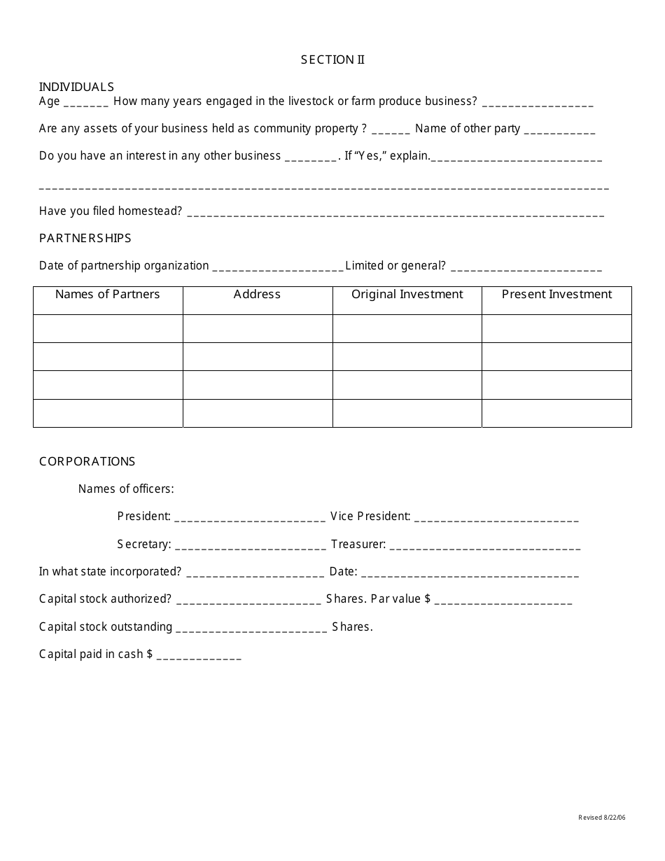 Application for License if Business Is That of Commission Merchant - Nevada, Page 3