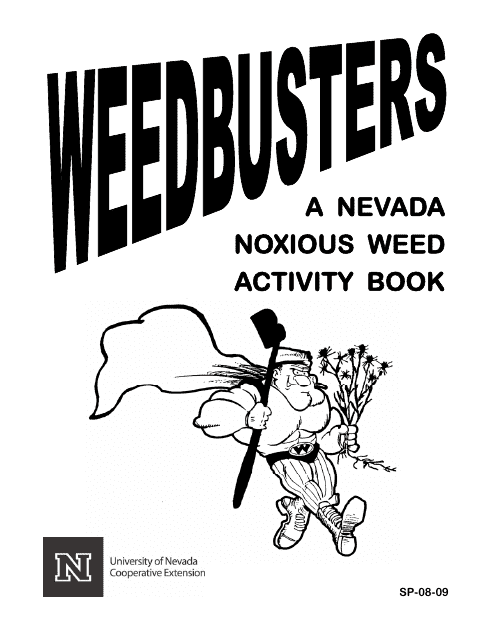Nevada Weed Busters Coloring Book - University of Nevada - Nevada