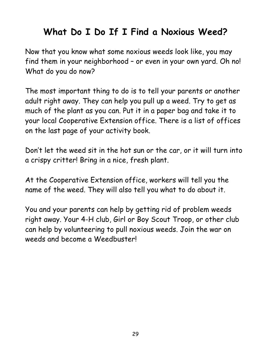 Nevada Weed Busters Coloring Book - University of Nevada - Nevada, Page 30