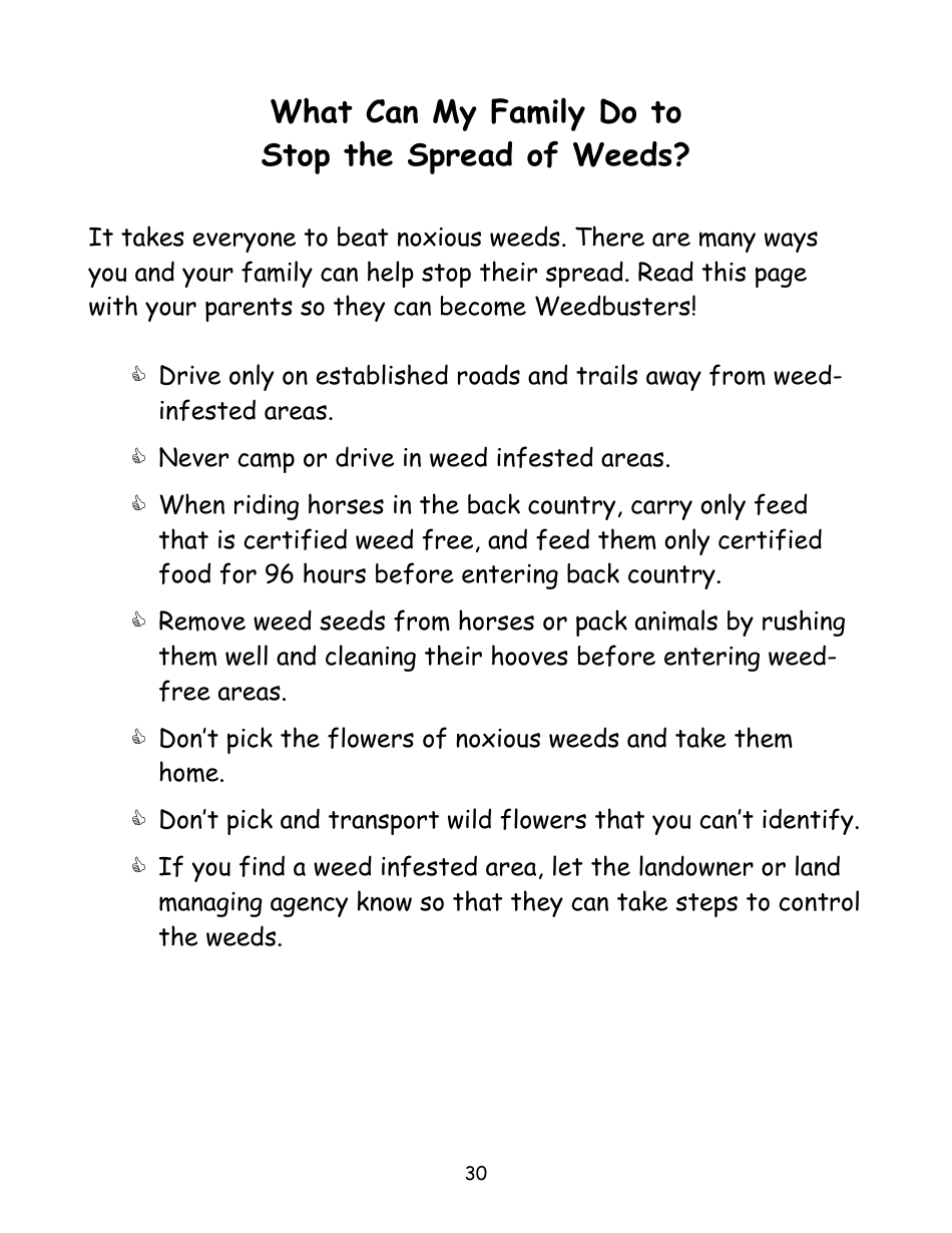 Nevada Weed Busters Coloring Book - University of Nevada - Nevada, Page 31