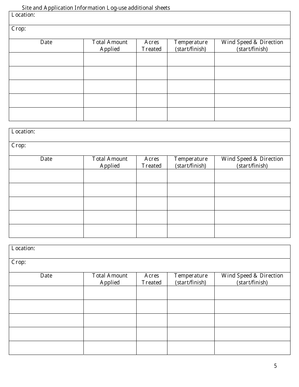 Fumigation Management Plan - for Burrowing Rodents - Nevada, Page 5
