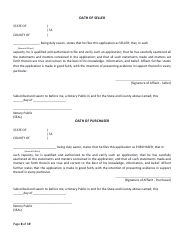 Application for a Certificate of Public Convenience and Necessity (Cpcn) - Nevada, Page 8
