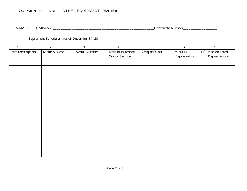 Annual Financial Report Form - Nevada, Page 12