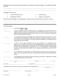 Form 522 Alternative Dispute Resolution - Mediator Application Form - Nevada, Page 3