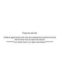 Form 522A Alternative Dispute Resolution - Referee/Arbitrator Application Form - Nevada