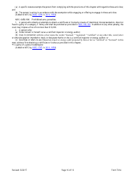 Form 701A Energy Auditors Pre-licensing Program Application - Nevada, Page 16